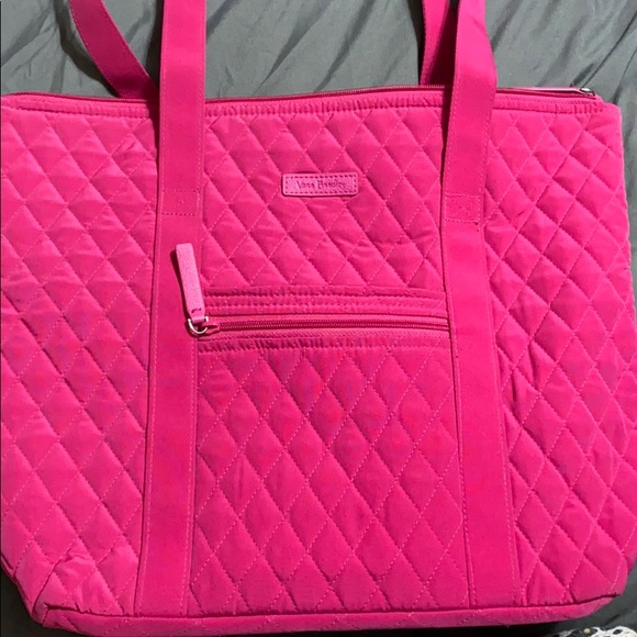 Vera Bradley Handbags - Vera Bradley Iconic Small Vera Tote Rose